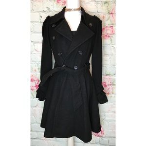 Black Bebe Trench Coat (XS)